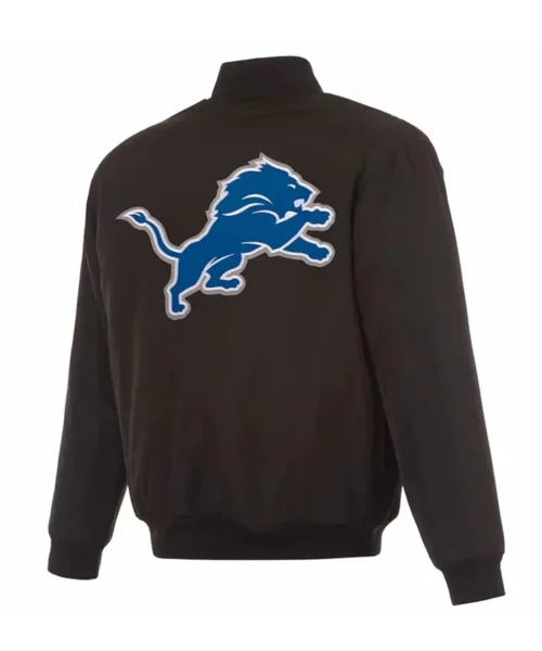Detroit Lions Black Flight Jacket