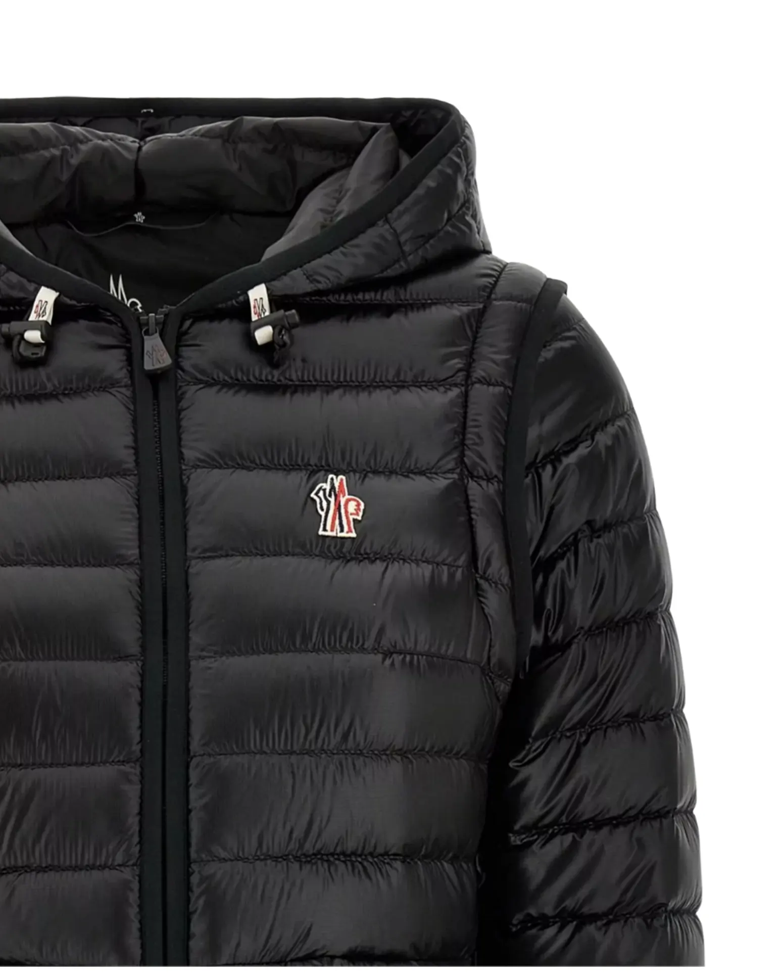 MONCLER☆25SS KARURA GRENOBLE 2WAY ダウンジャケット BLACK Karura quilted puffer jacket MONCLER GRENOBLE - Nugnes1920