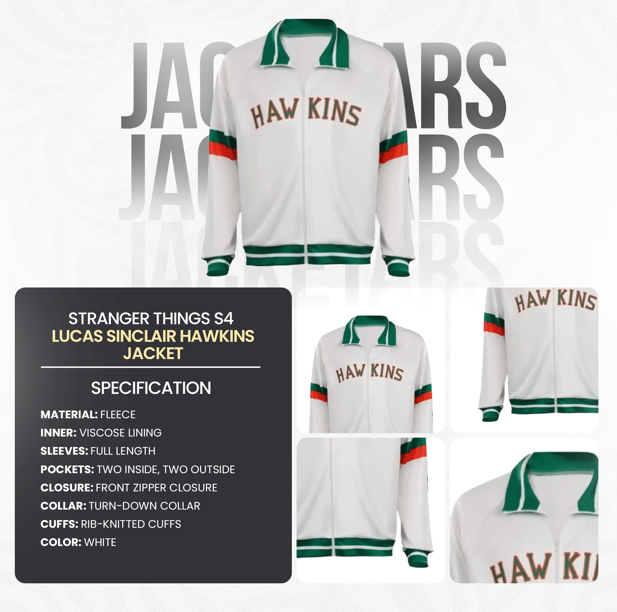 Stranger Things S4 Hawkins Jacket