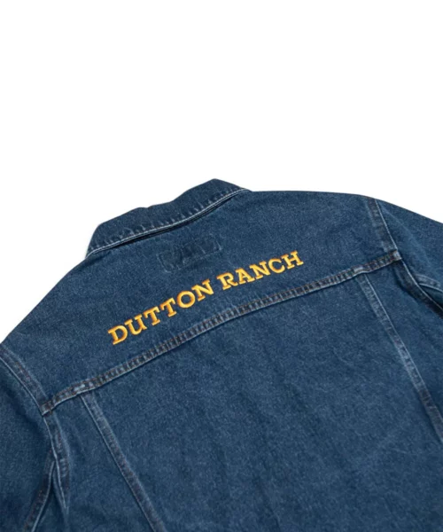 Yellowstone Dutton Ranch Y Logo Denim Jacket