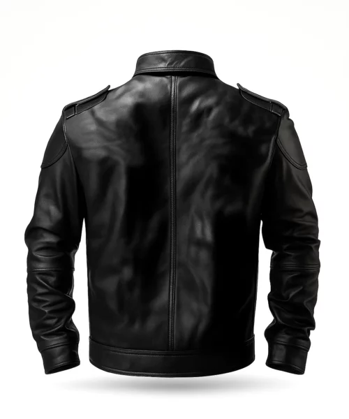Black Biker Leather Jacket