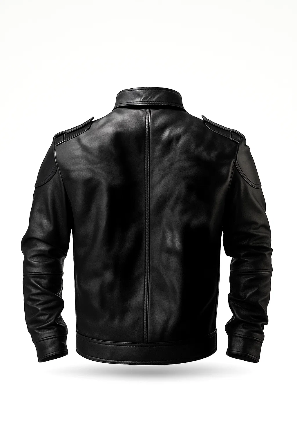 Black Biker Leather Jacket