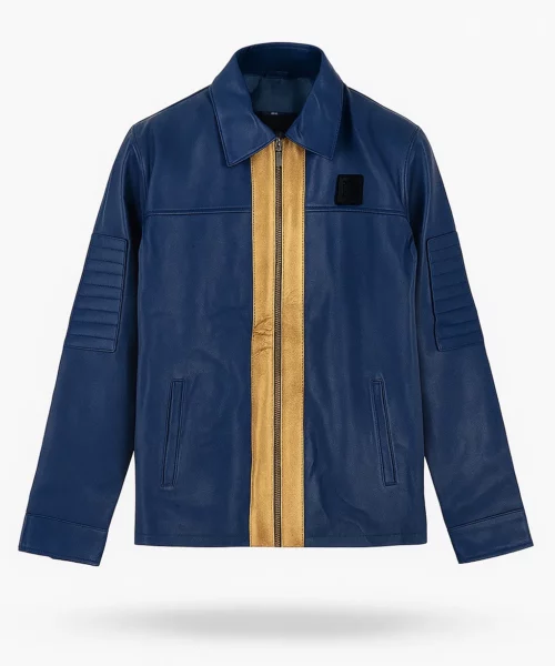 Fallout 76 Blue Leather Jacket