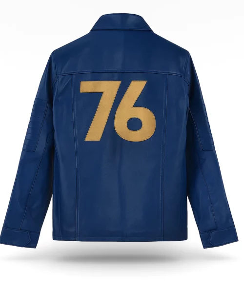Fallout 76 Blue Leather Jacket