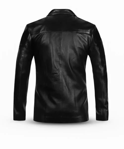 Jim Morrison Leather Jacket Black