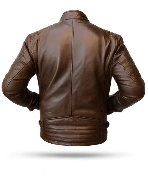 Sprint Brown Leather Jacket