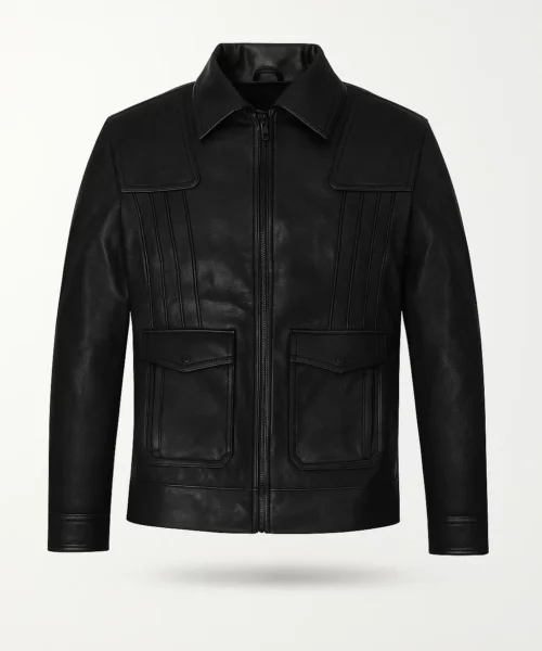 Aaron Taylor Johnson Leather Jacket
