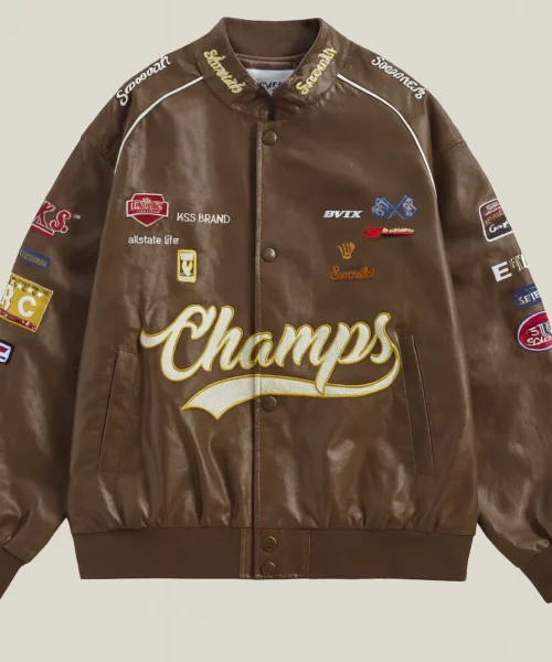 Aelfric Eden Dark Brown Racer Jackets