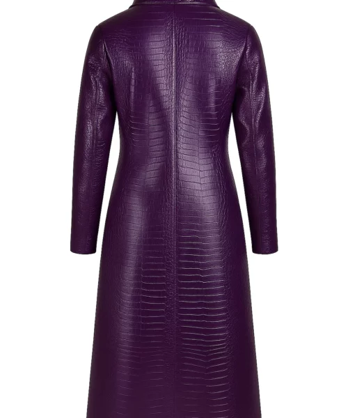 Jared Leto Suicide Squad Purple Long Coat