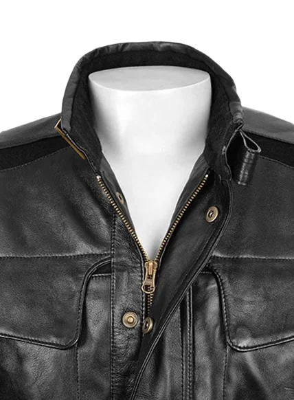Nick Fury Avengers Age of Ultron Black Jacket