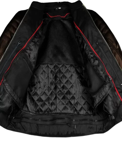 REVOLT Natural Buffalo Motorcycle Brown Jacket
