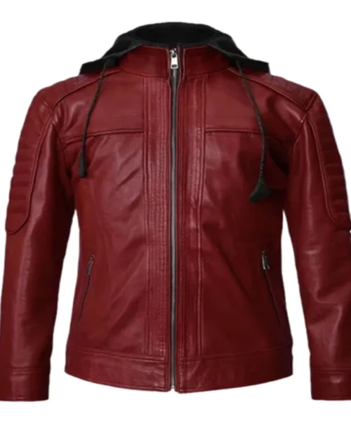 Rodeo Hooded Leather Jacket