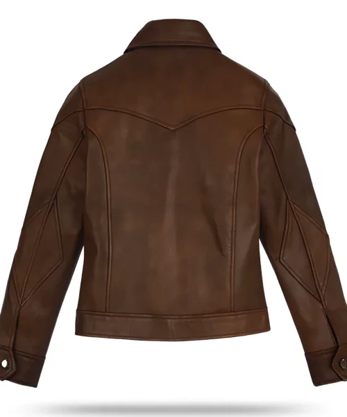 Selena Gomez Coach SS18 Brown Jacket