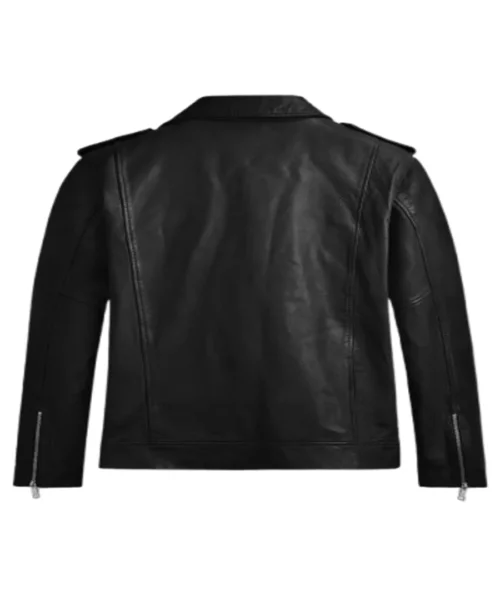 Beast Black Biker Leather Jacket