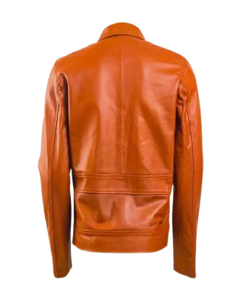 Shirt Style Brown Biker Leather Jacket